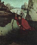 Conrad Witz Saint Christopher oil painting